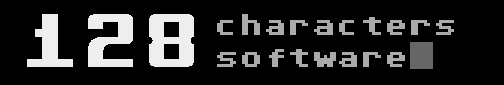 128 Characters Software